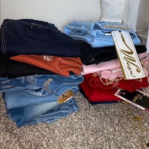 Lots of new with tags clombian jeans